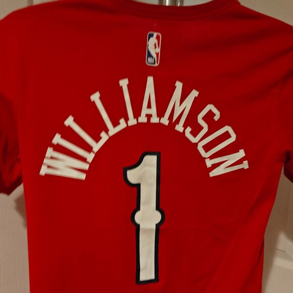 New Orleans Pelicans Zion Williamson Nike NBA Shirt Red Men's S Basketball - Picture 9 of 14